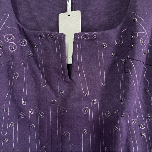 NWT Lucy Paris Beaded Dress - Picture 3 of 9